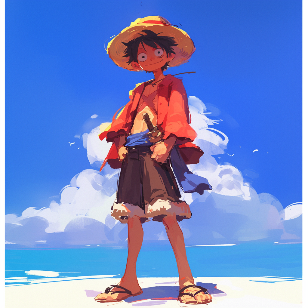 One Piece Luffy Avatar Design By Patrika