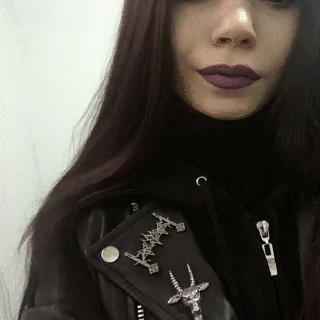 scene girls gothic style woman PFP