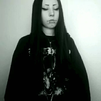 scene girls gothic style woman PFP