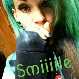 scene girls gothic style woman PFP