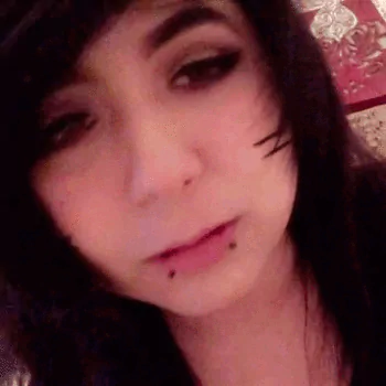 scene girls gothic style woman PFP