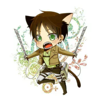 chibi Eren Yeager Anime Attack on Titan PFP