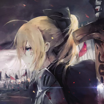 woman warrior blonde Saber (Fate Series) Anime Fate/Stay Night PFP