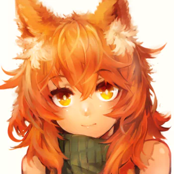animal ears red hair tail Anime Original PFP