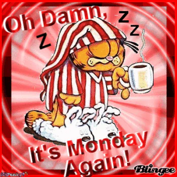 monday humor cartoon cat Garfield Comic PFP