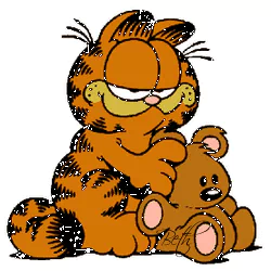 glitter humor cartoon cat Garfield Comic PFP