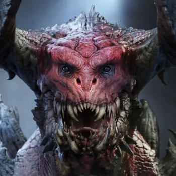 dark horns scary demon PFP