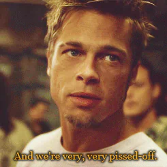 Brad Pitt Fight Club movie PFP