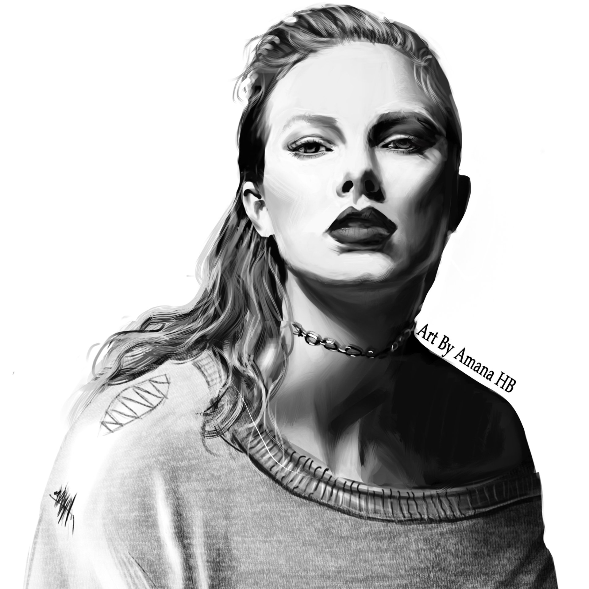 Download Singer Portrait Taylor Swift Music PFP by Amana_HB