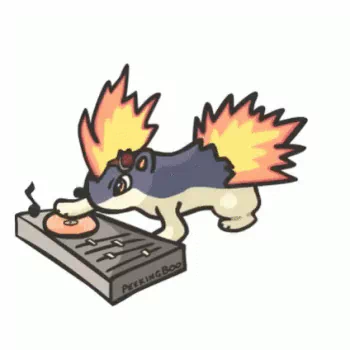 Quilava (Pokémon) Pokemon music DJ PFP