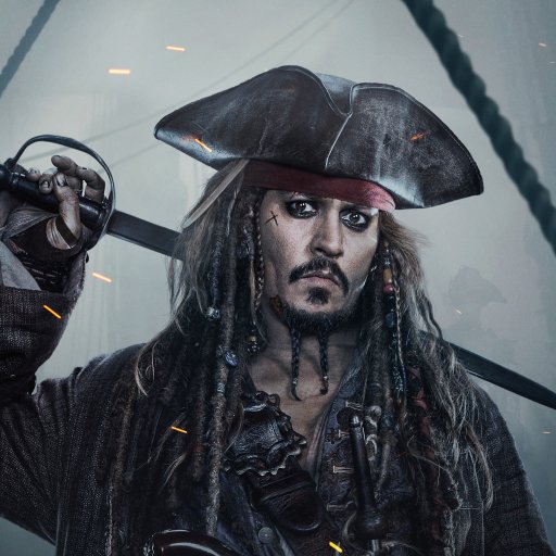 Download Johnny Depp Jack Sparrow Movie Pirates Of The Caribbean: Dead Men Tell No Tales  PFP