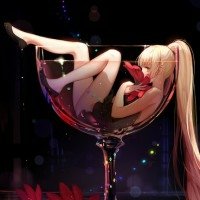 Download Blonde Wine Anime Original PFP