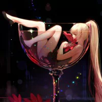 blonde wine Anime Original PFP