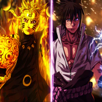  Naruto and Sasuke by Deohvi