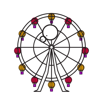 Download Amusement Park Ferris Wheel Man Made PFP