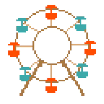 amusement park ferris wheel man made PFP