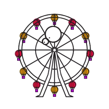 amusement park ferris wheel man made PFP