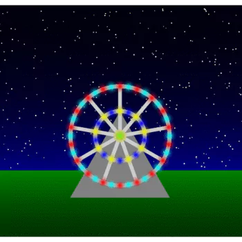 amusement park ferris wheel man made PFP