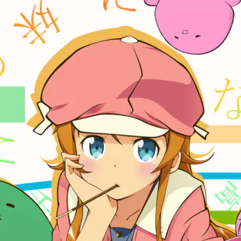 blonde hat aqua eyes Kirino Kousaka Anime Oreimo PFP
