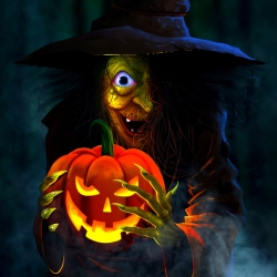 Halloween Witch by Prosenjit Mondal