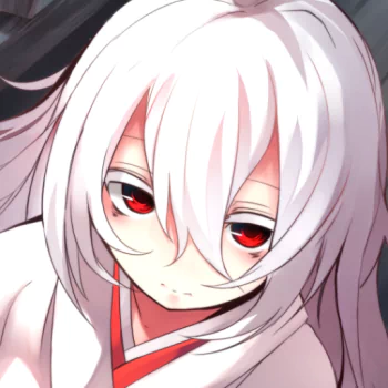 long hair japanese clothes white hair Anime Original PFP