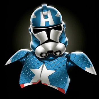  Clone Trooper Captain America Mash Up