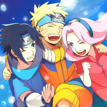 Sasuke Uchiha Sakura Haruno Naruto Uzumaki Anime Naruto Naruto & Sasuke PFP
