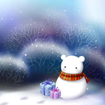 gift snowman Christmas holiday PFP