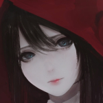 Fantasy Red Riding Hood Pfp by Aoi Ogata