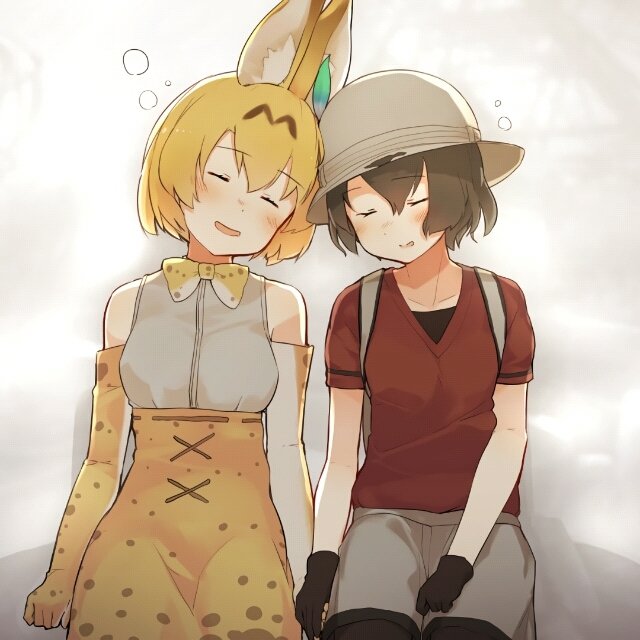 Download Serval (Kemono Friends) Kaban (Kemono Friends) Anime Kemono Friends PFP