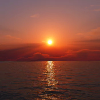 sunrise ocean water cloud sun nature PFP