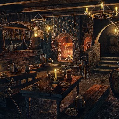 Download Fantasy Dark Horror Tavern Creepy Dark Fantasy PFP