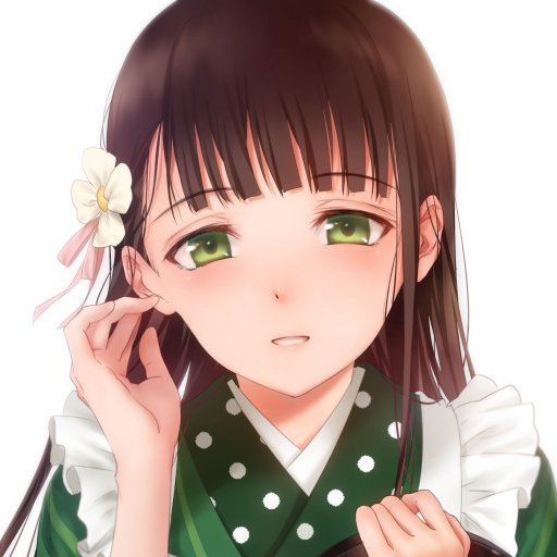 Download Green Eyes Brown Hair Face Chiya Ujimatsu Anime Is The Order A Rabbit PFP