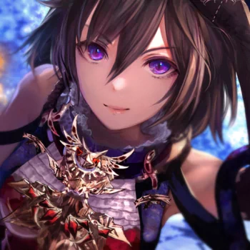 glove purple eyes Anime girl anime girl PFP