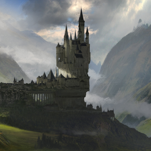 Fantasy Castle Pfp by Florent Llamas