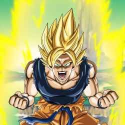 Super Saiyan Goku by Natka505