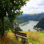  Rheinblick Burg Katz und Loreley