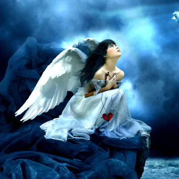 gothic fantasy angel PFP