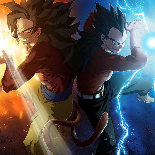 Goku and Vegeta SSJ4 by Cameron Dargin