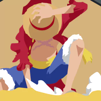 Monkey D. Luffy Minimalist