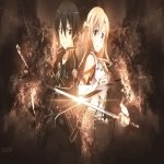 Download Kirito (Sword Art Online) Asuna Yuuki Anime Sword Art Online Kirito And Asuna PFP