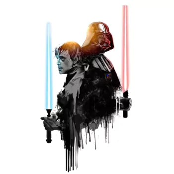 Luke Skywalker Darth Vader lightsaber Star Wars Sci Fi PFP