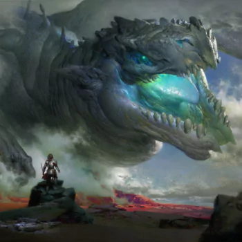 armor woman warrior dragon fantasy PFP