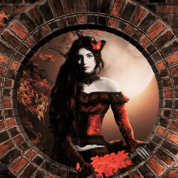  Autumn Gothic Girl