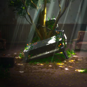 scenery Darling in the FranXX tree piano Anime PFP