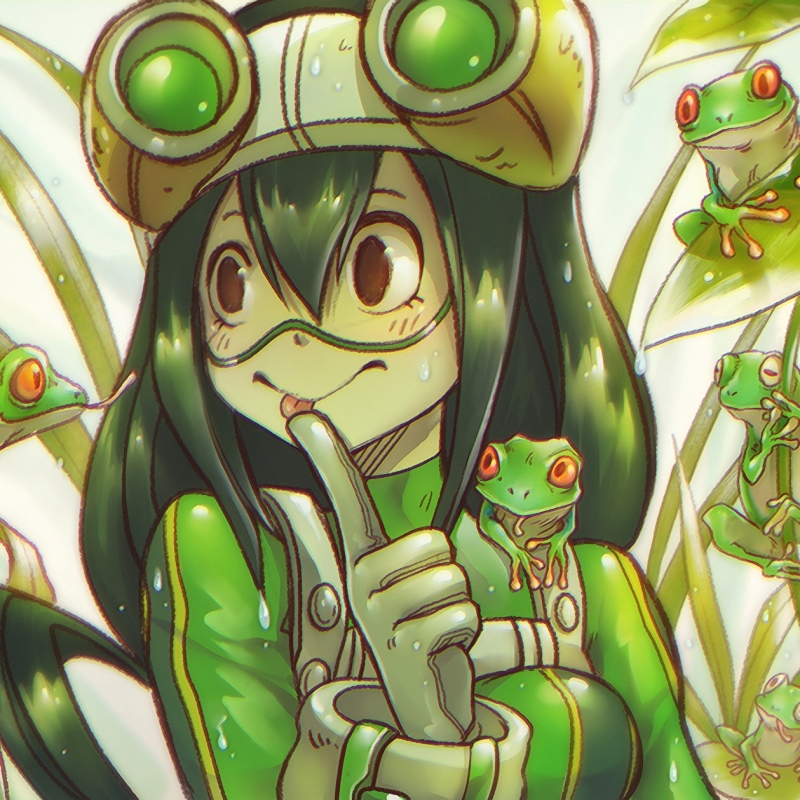 Download Tsuyu Asui Anime My Hero Academia PFP