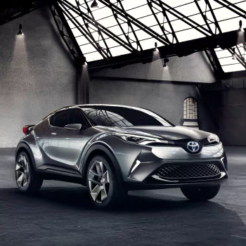 silver car concept car SUV vehicle car Toyota Toyota C-HR PFP