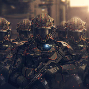 futuristic Sci Fi soldier military PFP