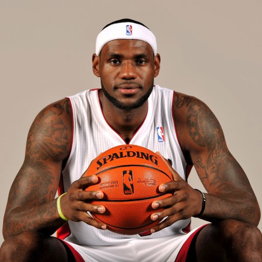 Lebron james fashion holding a basketball