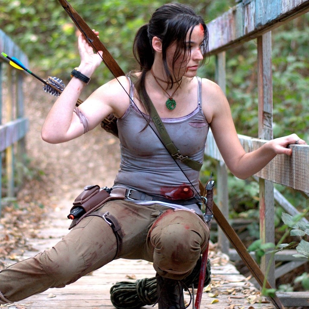 Download Cosplay Lara Croft Tomb Raider Woman PFP